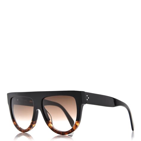 celine 41026 black havana tortoise|CELINE Shadow Sunglasses CL 41026/S Black Havana.